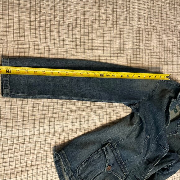 Lauren Ralph Lauren Denim Jacket Blazer - sleek design Sz 10/10T cotton blend - Picture 10 of 12